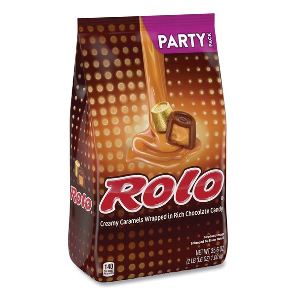 Rolo Party Pack Creamy Caramels Wrapped in Rich Chocolate Candy, 35.6oz Bag 37858